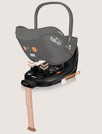Base ISOFIX 360° - LIONELO Moxie i-Size - Girevole - Pieghevole - Supporto stabilizzante