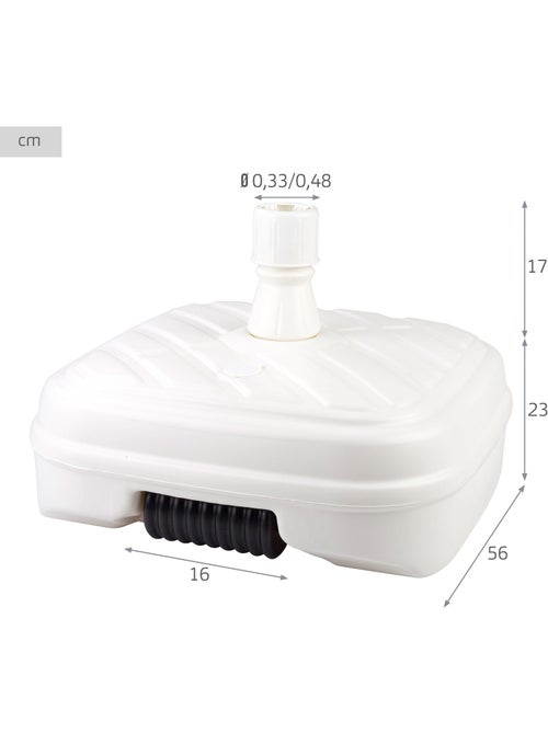 Base per ombrellone quadrato ø33-48 mm aktive - Kiabi