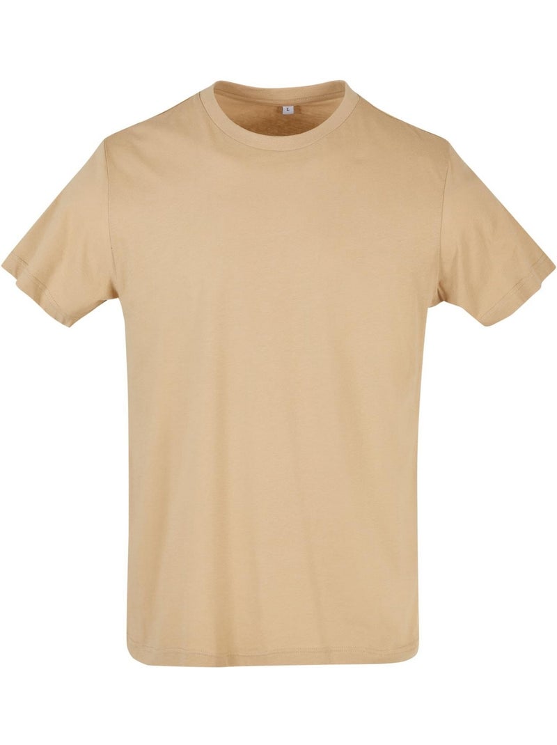 Basic maglietta girocollo uomo - build your brand Beige - Kiabi