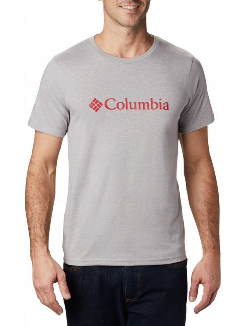 Basic maglietta logo uomo - columbia Grigio - Kiabi