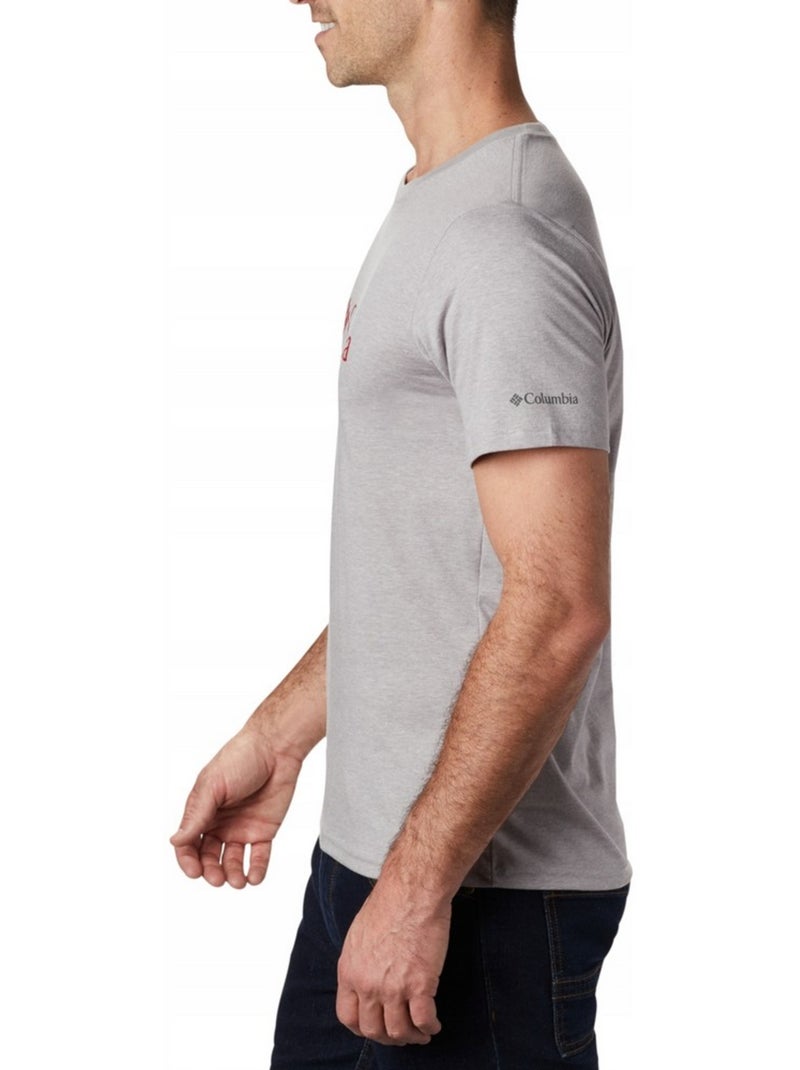 Basic maglietta logo uomo - columbia Grigio - Kiabi