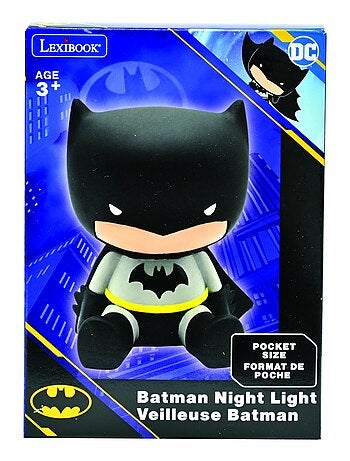 Batman 3D design cambia colore luce notturna tascabile circa 13cm