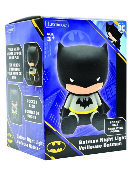 Batman 3D design cambia colore luce notturna tascabile circa 13cm - Kiabi