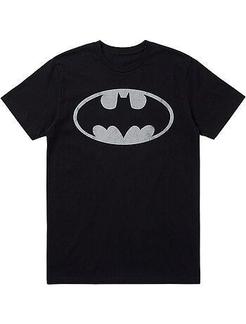 Batman Classic Maglietta Logo Scudo Adulto Unisex