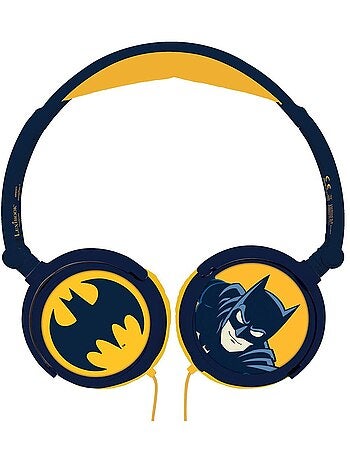 Batman Cuffia stereo a filo pieghevole con limitazione sicura del volume