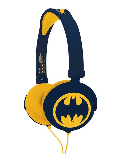 Batman Cuffia stereo a filo pieghevole con limitazione sicura del volume - Kiabi