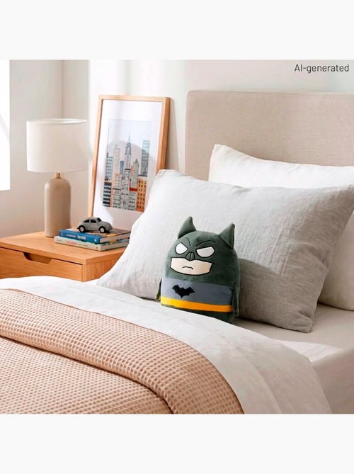 Batman cuscino di peluche di 22 cm, adatto a bambini dai 3 anni in su - Kiabi Batman cuscino di peluche di 22 cm, adatto a bambini dai 3 anni in su - Kiabi