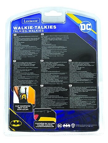 Batman Digital walkie-talkie fino a 2 km/1,3 miglia con funzione Morse luci
