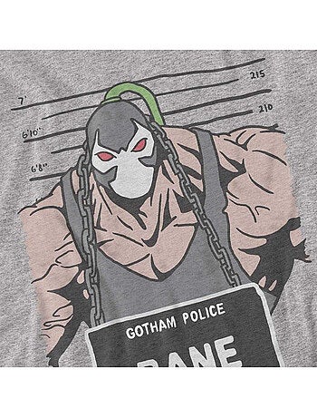 Batman Maglietta Bane Foto Segnaletica Adulto Unisex