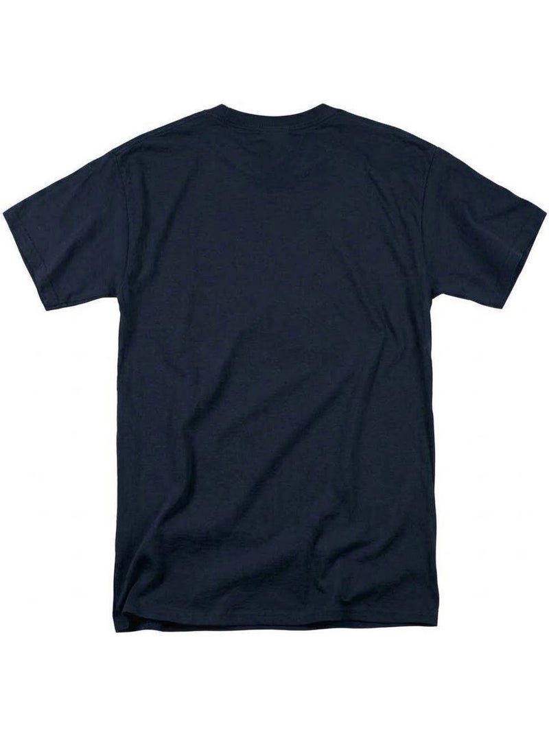 Batman Maglietta Logo Effetto Invecchiato Adulto Unisex Blu marino - Kiabi