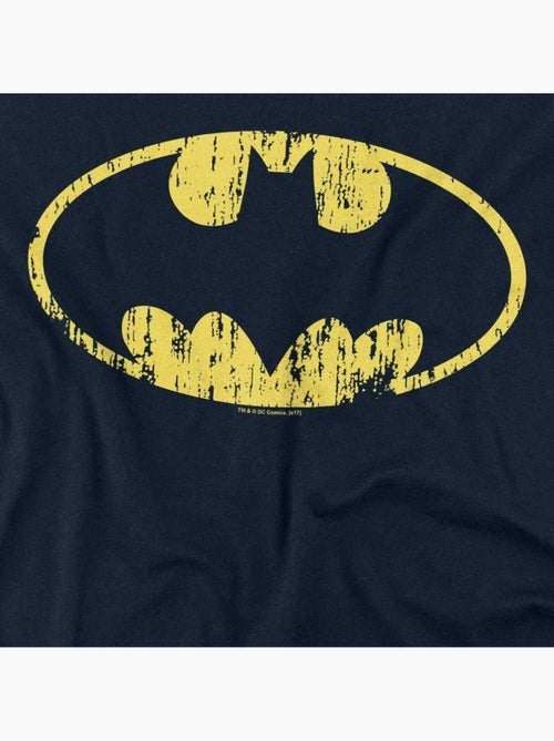 Batman Maglietta Logo Effetto Invecchiato Adulto Unisex - Kiabi