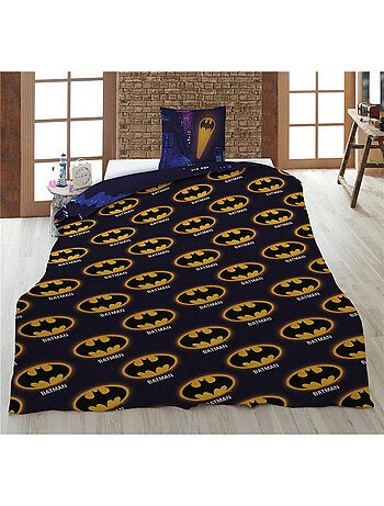 Batman, parure di letto per bambini stampata reversibile in policotone, BATMOBILE