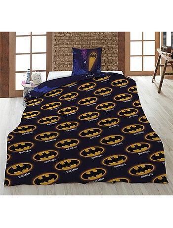 Batman, parure di letto per bambini stampata reversibile in policotone, BATMOBILE
