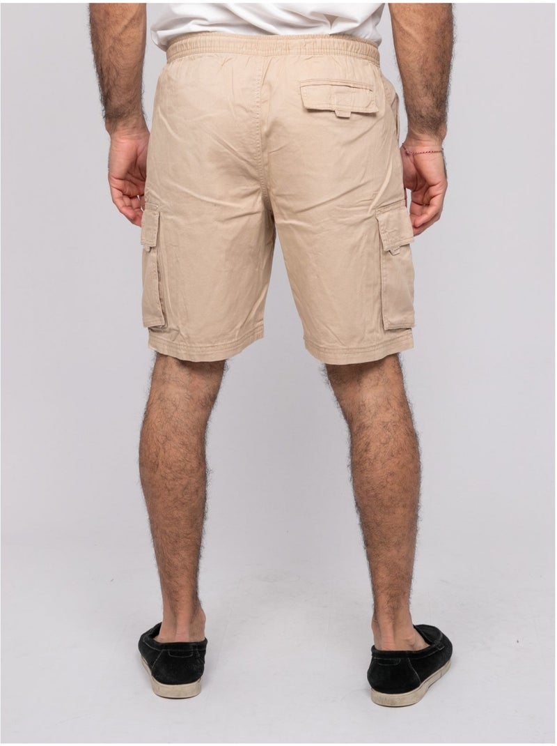Battaglia di cotone Bermuda BURT Beige - Kiabi