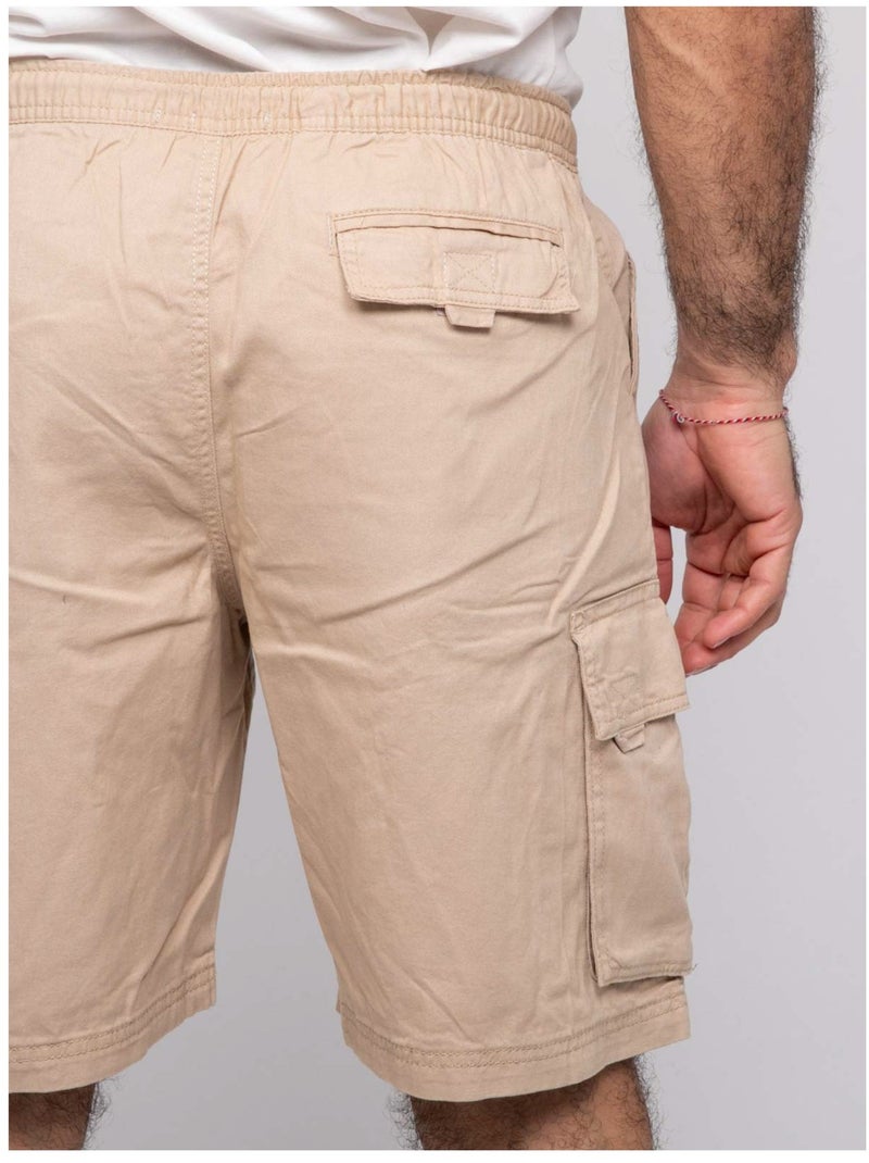 Battaglia di cotone Bermuda BURT Beige - Kiabi
