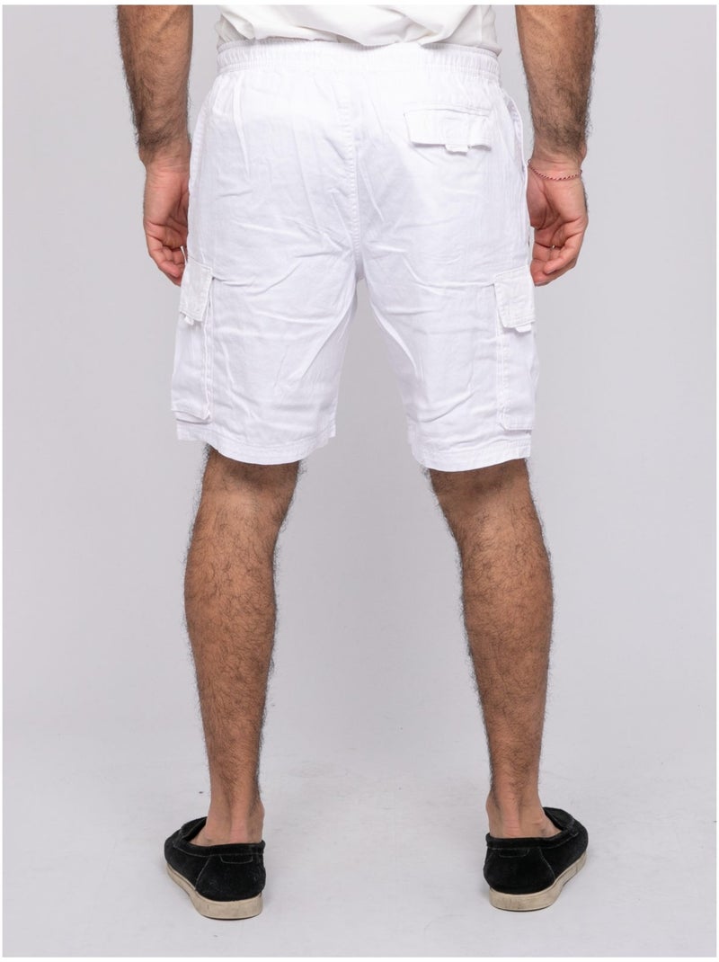 Battaglia di cotone Bermuda BURT Bianco - Kiabi