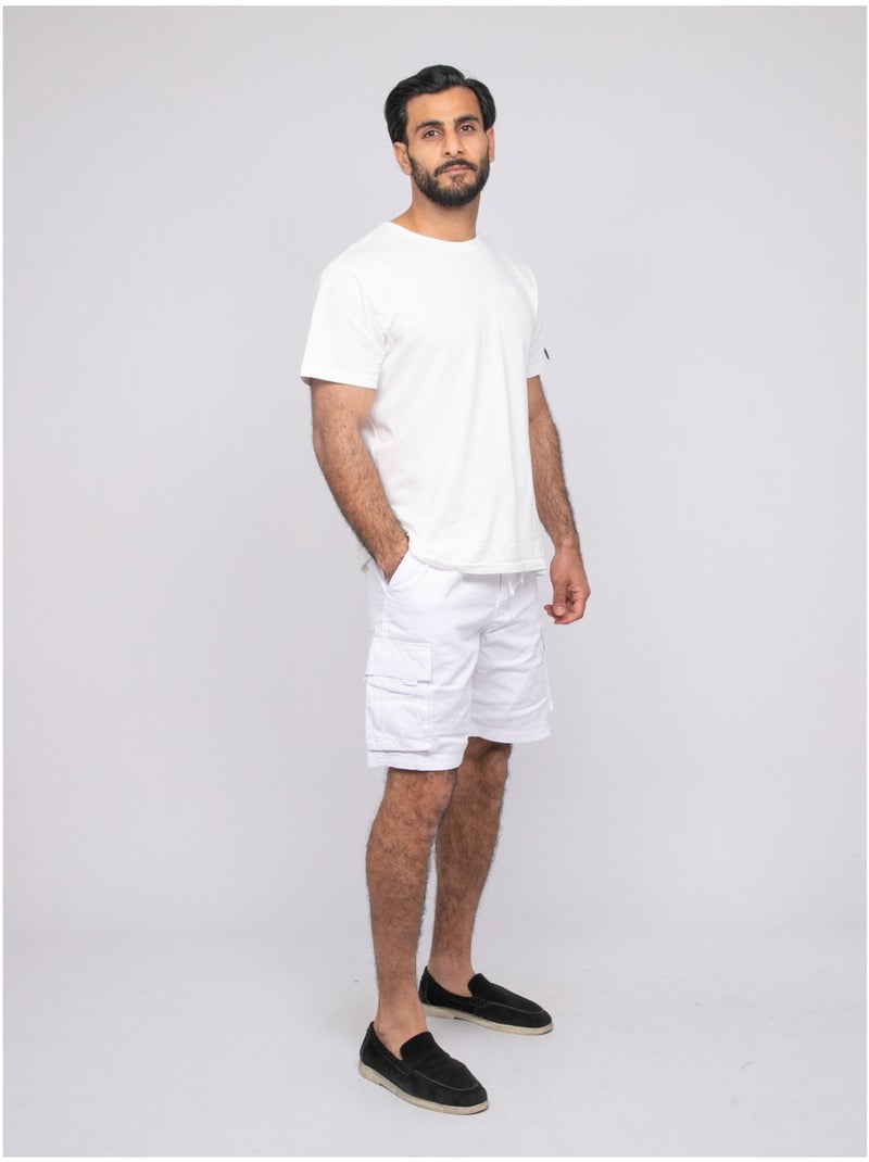 Battaglia di cotone Bermuda BURT Bianco - Kiabi