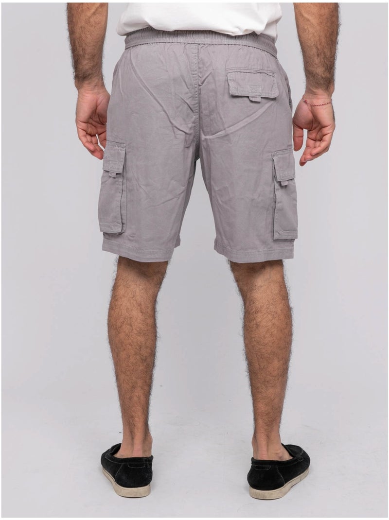 Battaglia di cotone Bermuda BURT Grigio chiaro - Kiabi