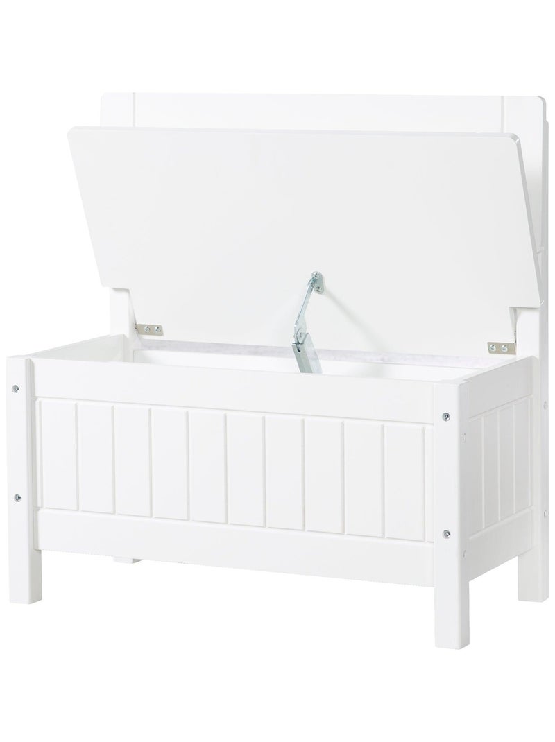 Baule giocattoli in legno con chiusura soft – ROBA Bianco - Kiabi