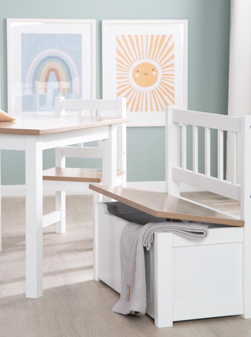 Baule giocattoli in melaminico antigraffio "Roba Woody" - Kiabi