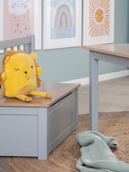 Baule giocattoli in melaminico antigraffio "Roba Woody" - Kiabi