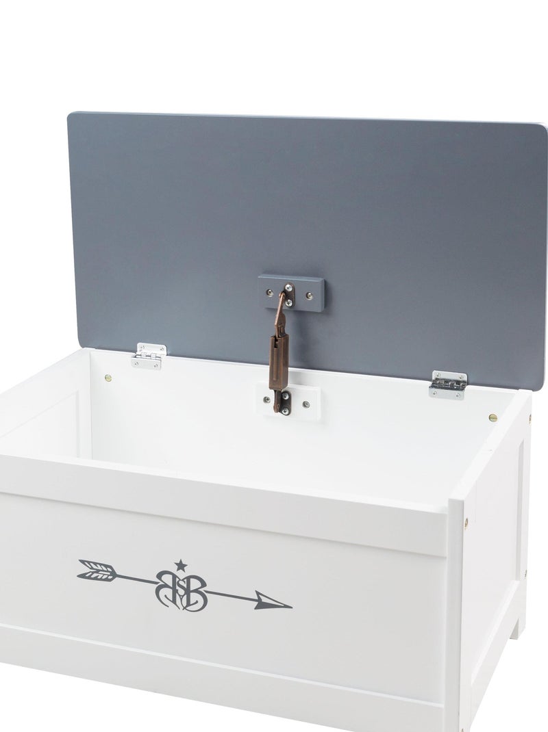 Baule‑giocattoli in legno "Rock Star Baby" – ROBA Grigio bianco - Kiabi