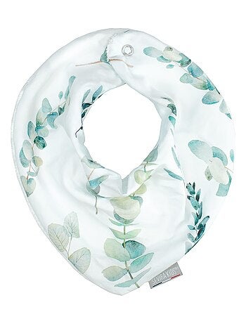 Bavaglino bandana in cotone, eucalipto | sevira kids | sevira kids
