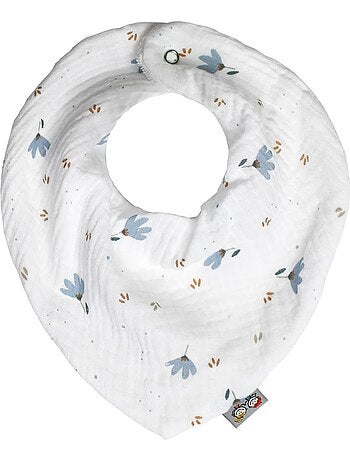 Bavaglino bandana in cotone, fiordaliso | sevira kids | sevira kids