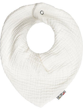 Bavaglino bandana in cotone garzato, jeanne | sevira kids | sevira kids