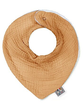 Bavaglino bandana in cotone garzato, jeanne | sevira kids | sevira kids
