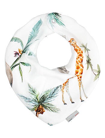 Bavaglino bandana in cotone, safari | sevira kids | sevira kids
