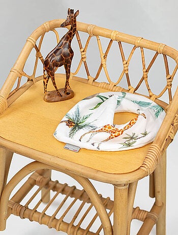 Bavaglino bandana in cotone, safari | sevira kids | sevira kids