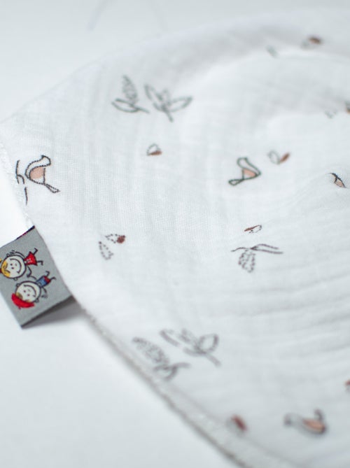 Bavaglino bandana in garza di cotone, melody | sevira kids | sevira kids - Kiabi Bavaglino bandana in garza di cotone, melody | sevira kids | sevira kids - Kiabi