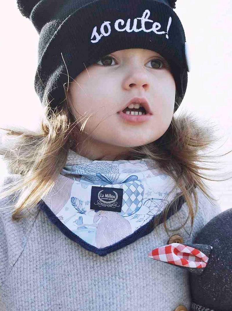 Bavaglino bandana reversibile, eli | sevira kids | sevira kids Blu marino - Kiabi