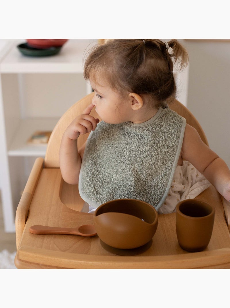 Bavaglino con bottoni automatici Beige - Kiabi