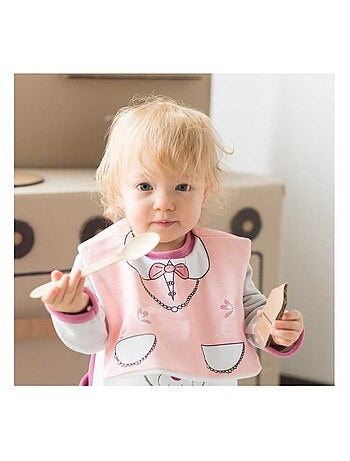Bavaglino con chiusura in velcro, modello Mistinguette
