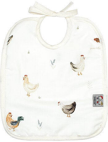 Bavaglino con laccetti in cotone e bambù | sevira kids | sevira kids