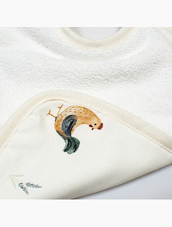 Bavaglino con laccetti in cotone e bambù | sevira kids | sevira kids