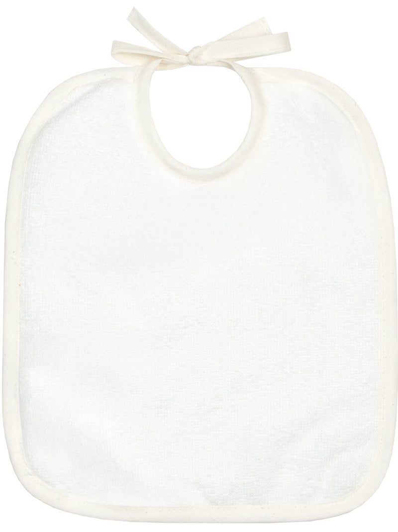 Bavaglino con laccetti in cotone e bambù | sevira kids | sevira kids Ecru - Kiabi