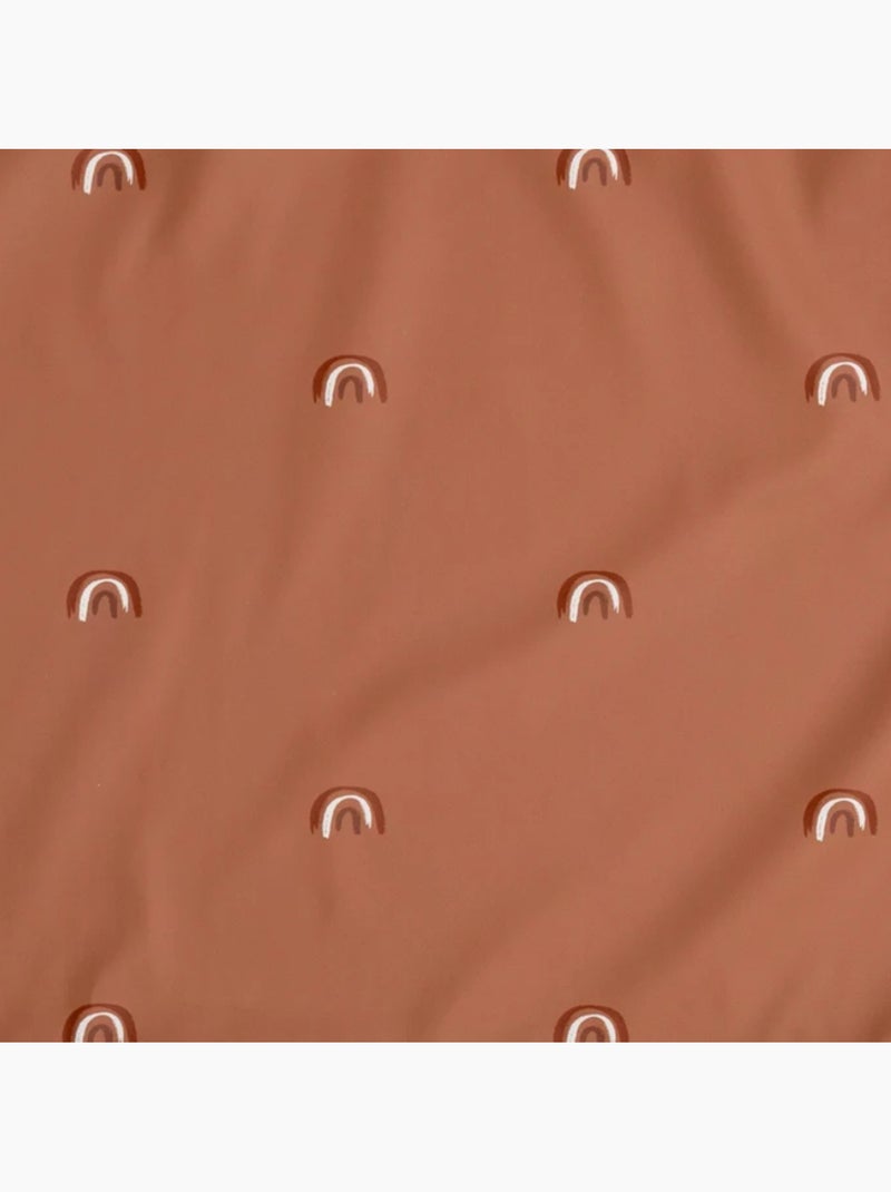 Bavaglino con maniche per l'apprendimento "arc-en-ciel" - les chatounets Terracotta - Kiabi
