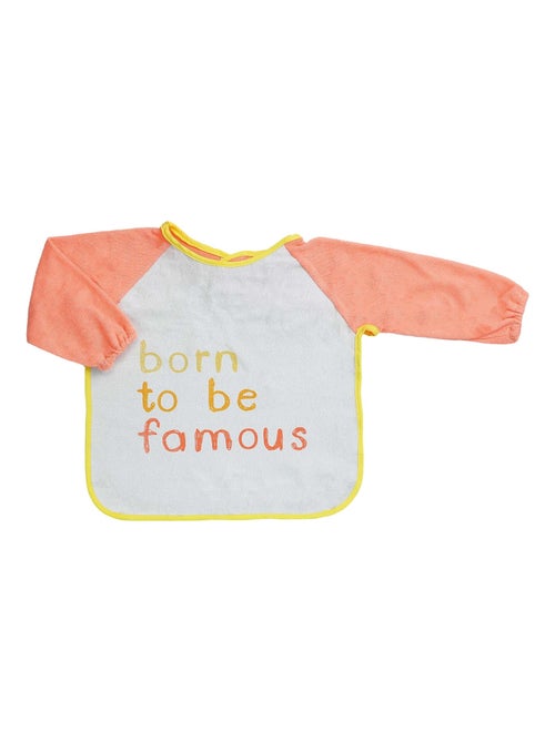 Bavaglino con pettorina in spugna, retro plastificato - Kiabi