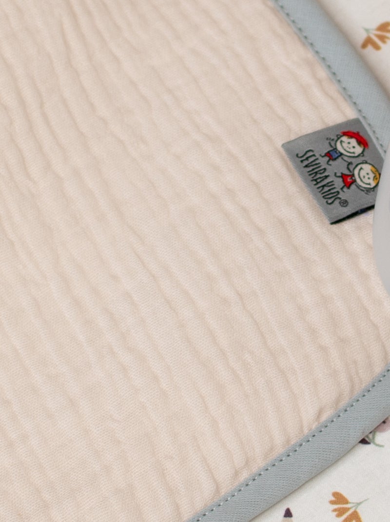 Bavaglino da annodare in mussola di cotone, jeanne | sevira kids | sevira kids Beige - Kiabi