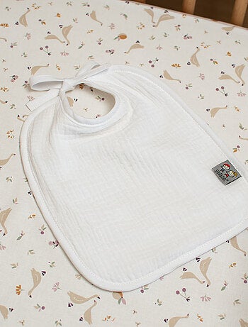 Bavaglino da annodare in mussola di cotone, jeanne | sevira kids | sevira kids