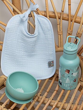 Bavaglino da annodare in mussola di cotone, jeanne | sevira kids | sevira kids