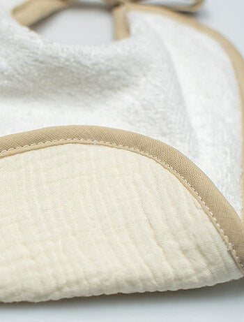 Bavaglino da annodare in mussola di cotone, jeanne | sevira kids | sevira kids