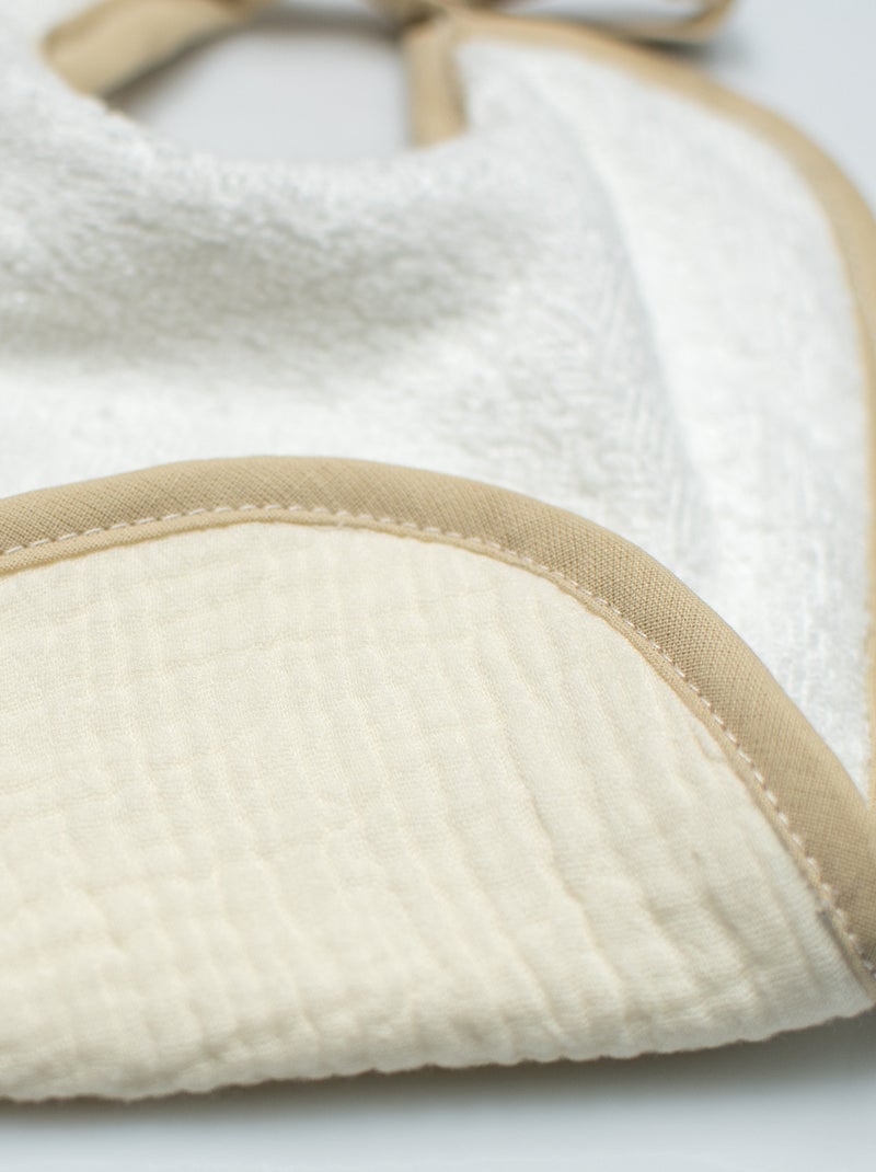 Bavaglino da annodare in mussola di cotone, jeanne | sevira kids | sevira kids Ecru - Kiabi