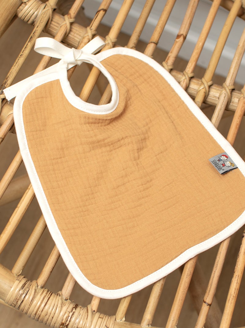 Bavaglino da annodare in mussola di cotone, jeanne | sevira kids | sevira kids Marrone chiaro - Kiabi