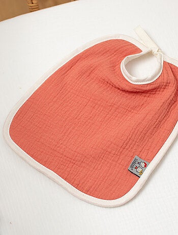 Bavaglino da annodare in mussola di cotone, jeanne | sevira kids | sevira kids