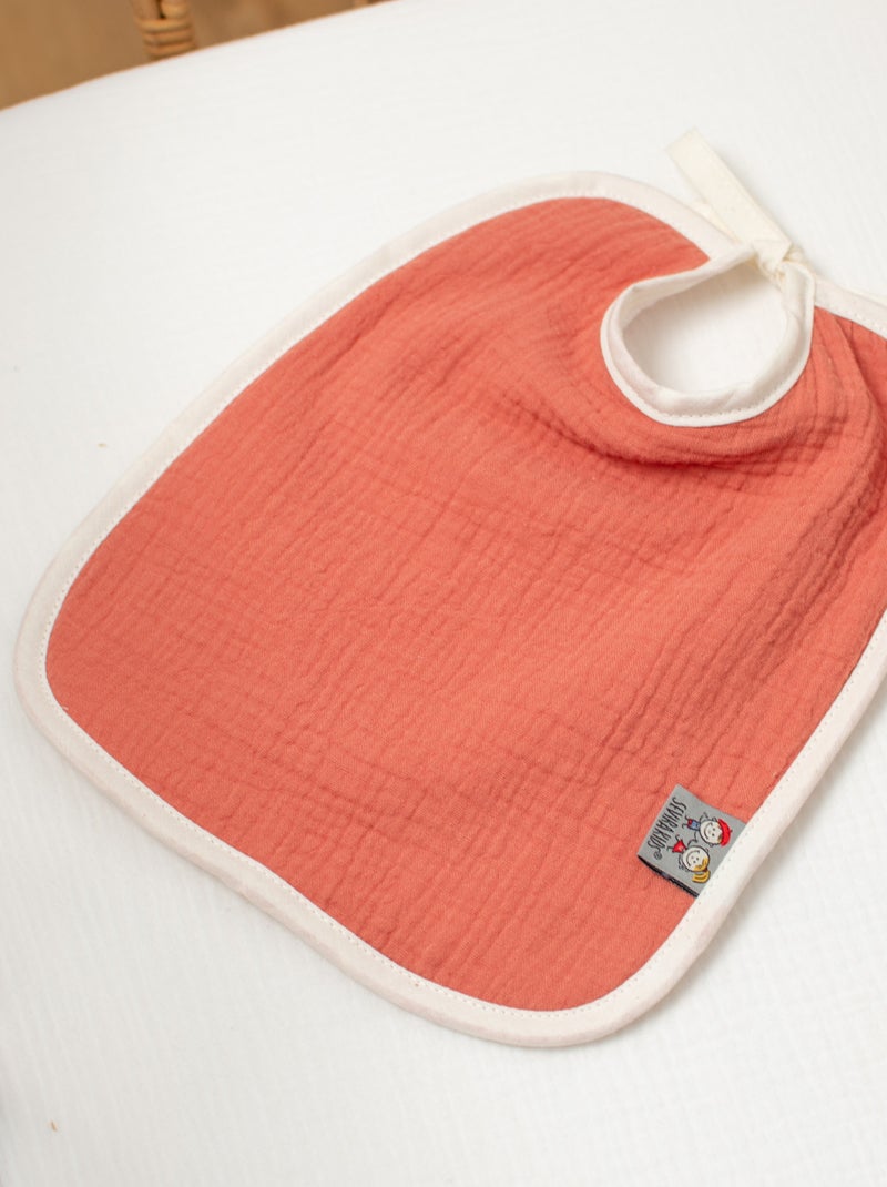 Bavaglino da annodare in mussola di cotone, jeanne | sevira kids | sevira kids Marrone - Kiabi