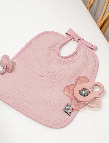 Bavaglino da annodare in mussola di cotone, jeanne | sevira kids | sevira kids